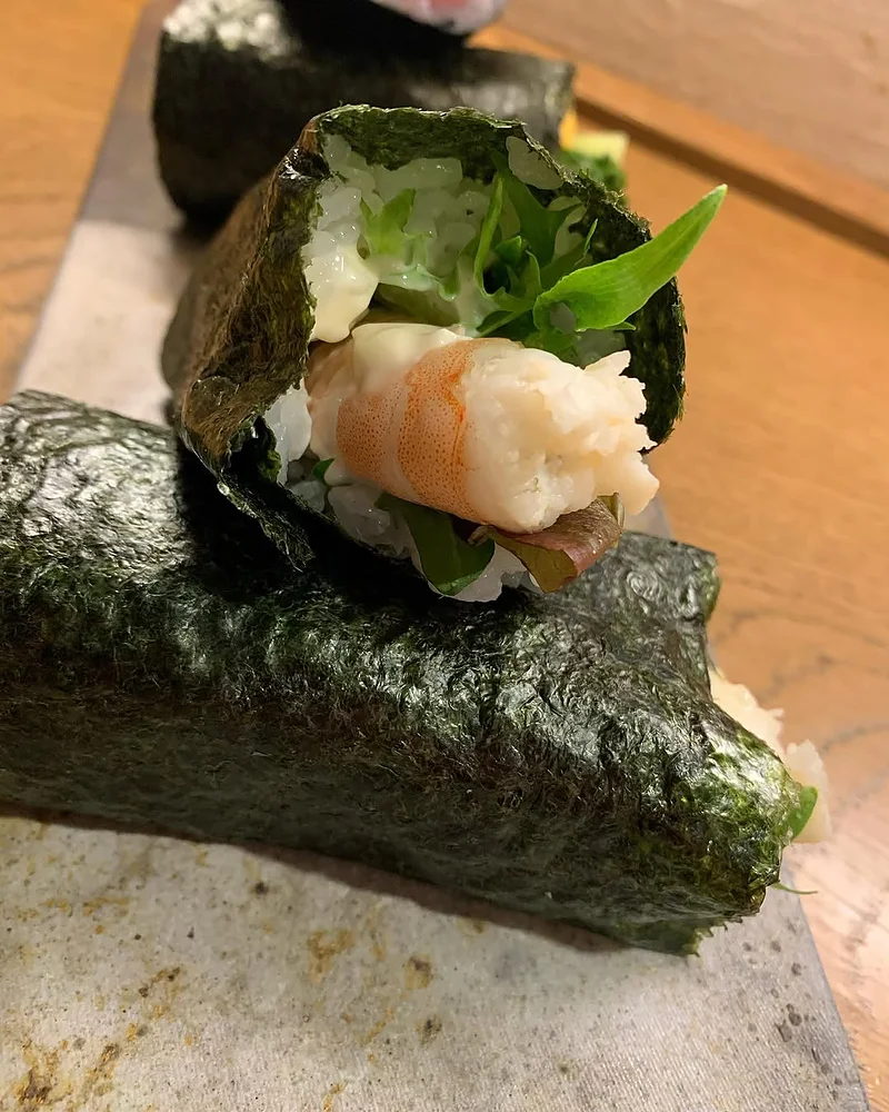 海老のレタス巻き